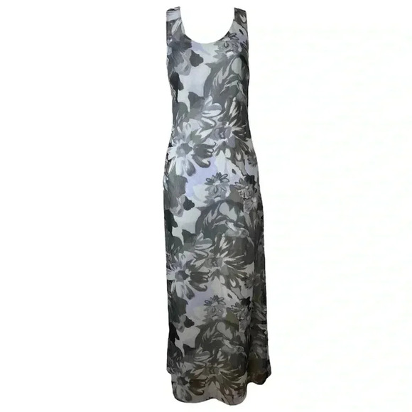 Isaac Mizrahi Live Floral Maxi Dress - Picture 1 of 6